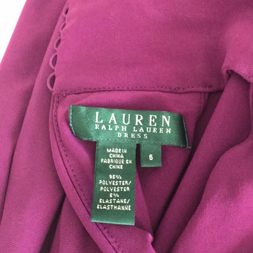 Polo Ralph Lauren Purple dress Size 6 - Picture 5 of 5